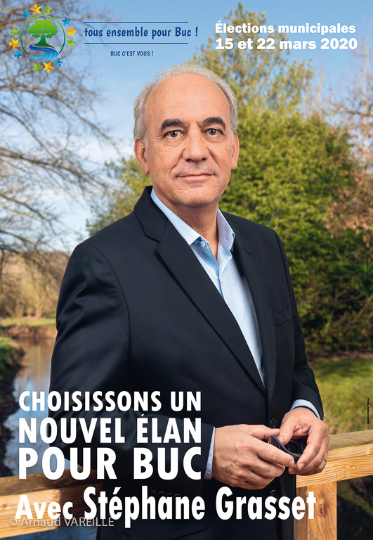 Campagne municipales - Affiche Stéphane GRASSET