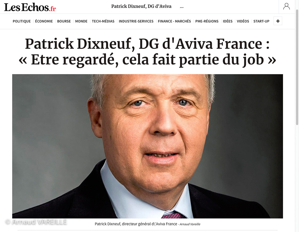 Les Echos - Portrait de Patrick DIXNEUF